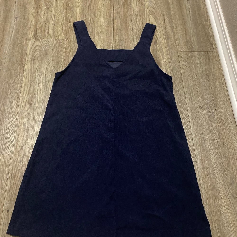 Navy Blue Sleeveless Dress